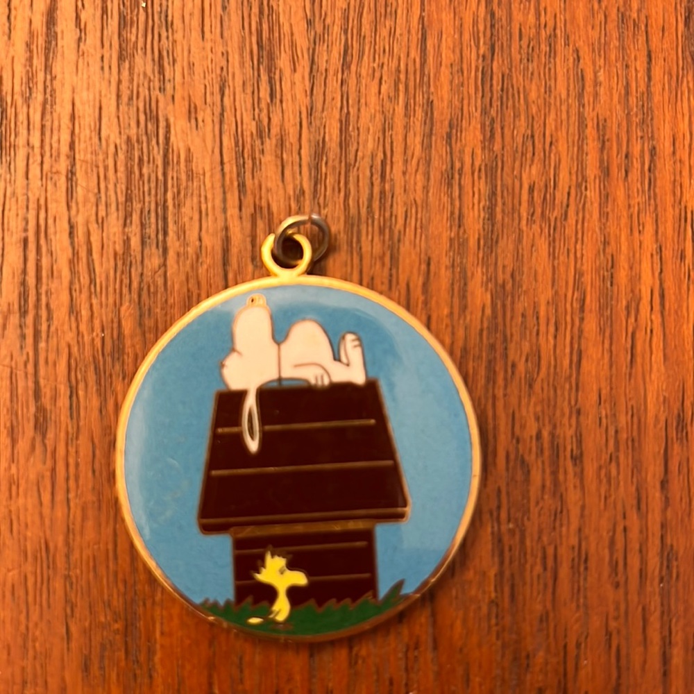 Vintage Snoopy & Woodstock pendant